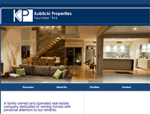 Tablet Screenshot of kublickiproperties.com